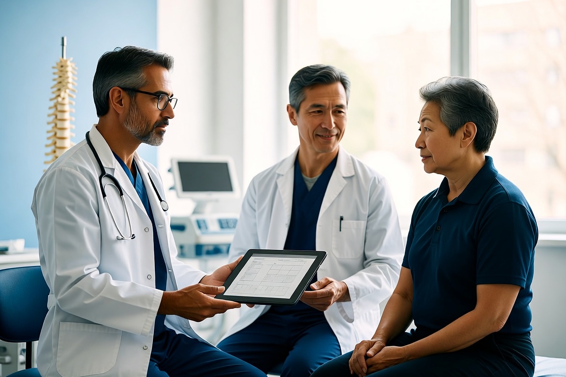 DOL doctor at Restore Muscle and Joint reviewing a federal employee's Department of Labor injury claim in Kansas City